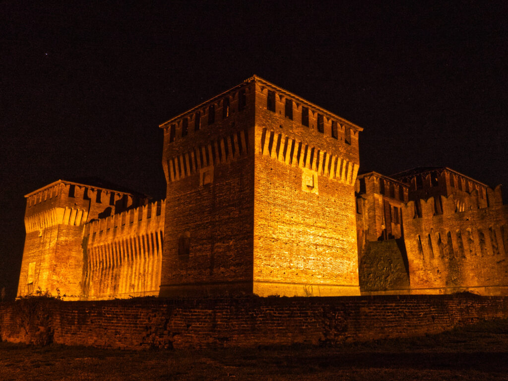 Rocca Sforzesca fortress in Imola, Italy